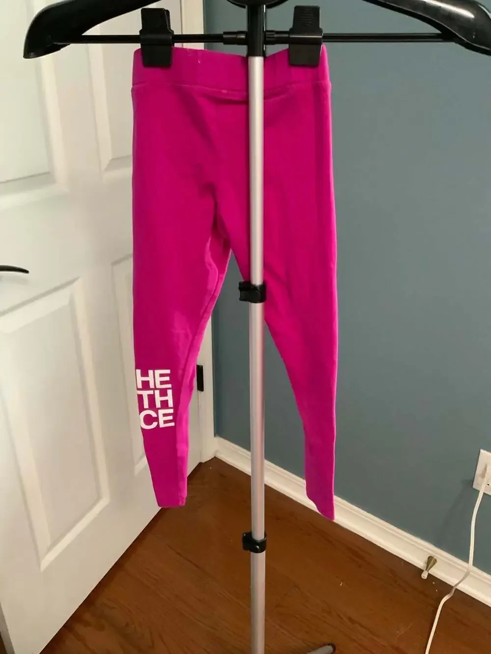 The North Face Cotton Logo Legging Size XS/TP (6) Fuchsia Pink
